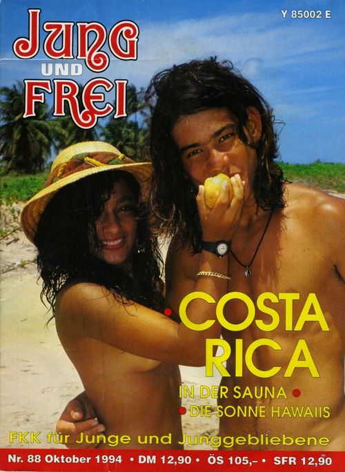 Jung und Frei Nr.88 - boys and girls naturists from Costa Rica magazine