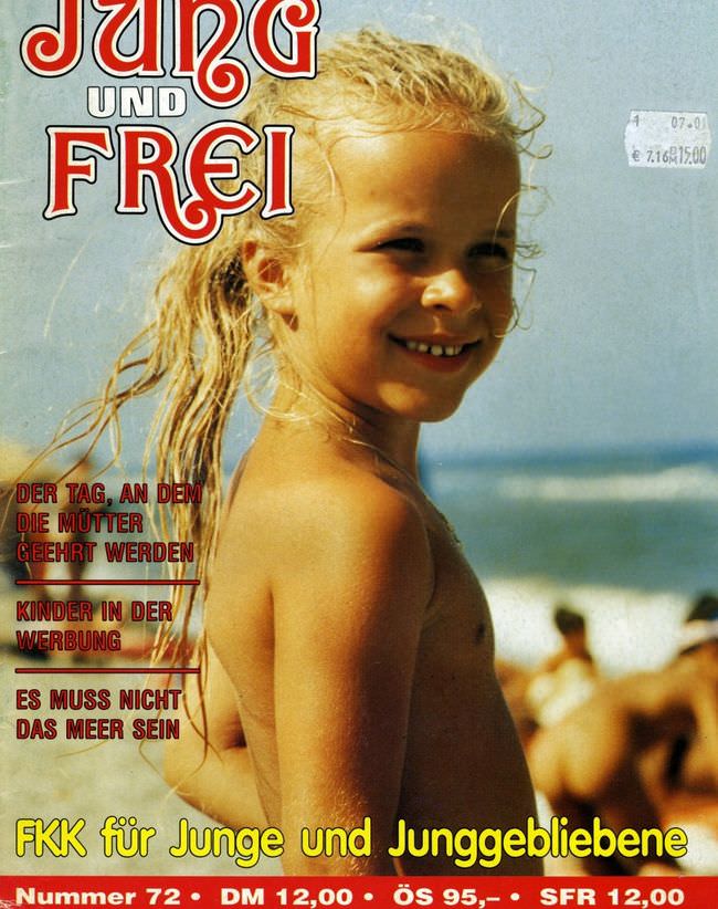 Jung und Frei Nr.72 - history naturism in Europe magazine