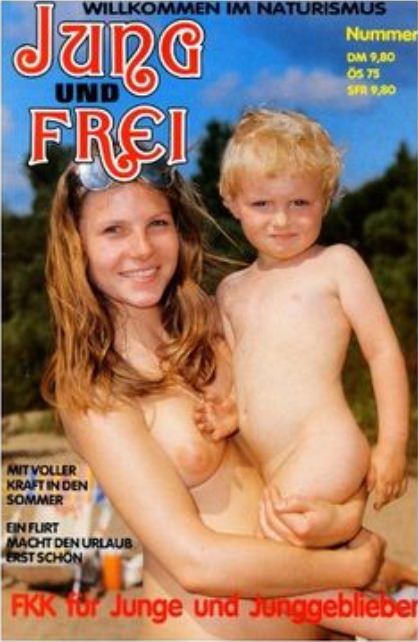 Jung und Frei Nr.13 - naturists family retro photo