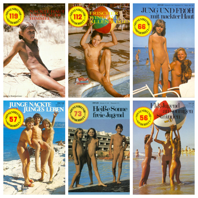 Sonnenfreunde Sonderheft Nr.56-119 magazines retro naturism Germany