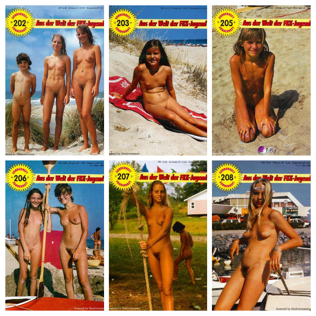 Sonnenfreunde Sonderheft Nr.200-208 magazine naturism