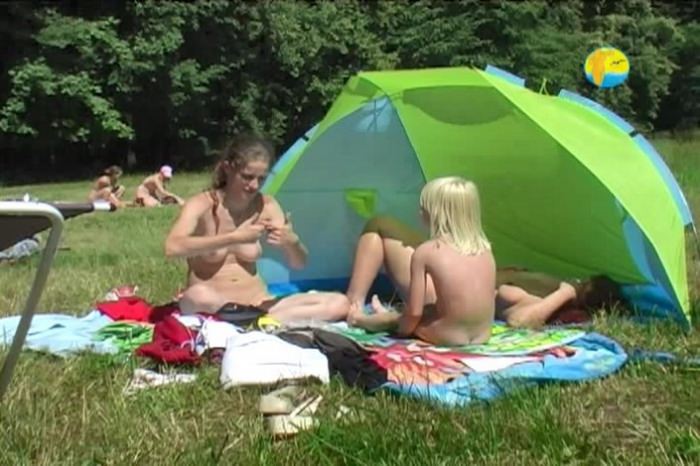 Meadow forrest - in nature nudism video